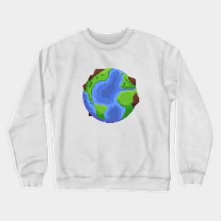 Pixel Art - World Globe Collection Crewneck Sweatshirt